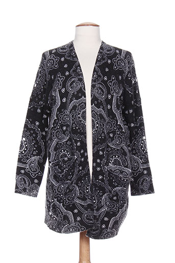 charlie joe gilets femme de couleur noir