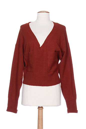 charlie joe pulls femme de couleur marron
