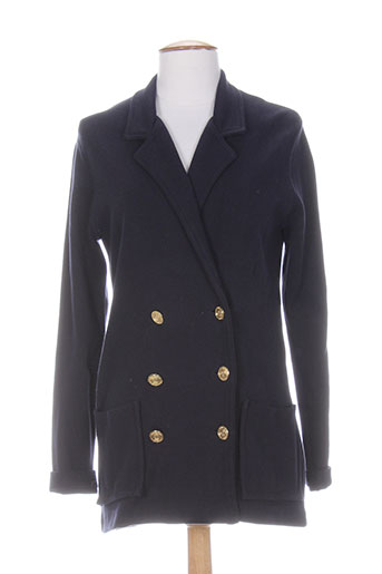 gant vestes femme de couleur bleu
