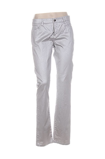 gerard darel pantalons femme de couleur gris