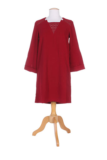 by monshowroom robes femme de couleur rouge