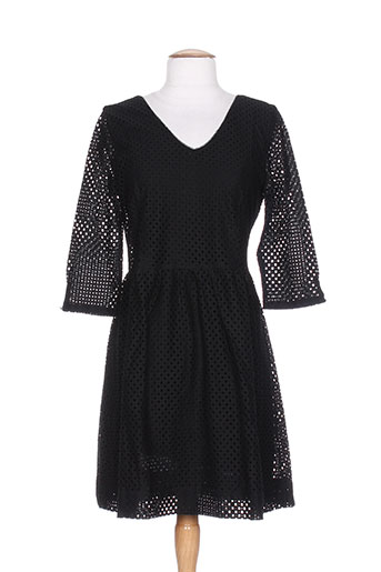 by monshowroom robes femme de couleur noir