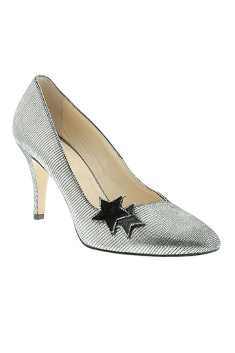 petite mendigote chaussures femme de couleur gris