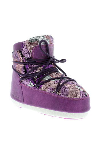 moon boot chaussures femme de couleur violet