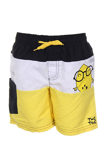 tuc tuc maillots de bain garçon de couleur jaune