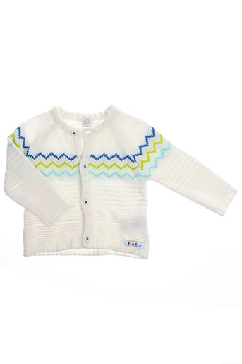 tuc tuc gilets fille de couleur blanc