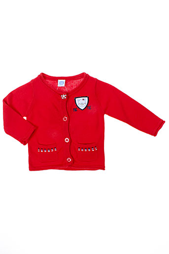 tuc tuc gilets fille de couleur rouge
