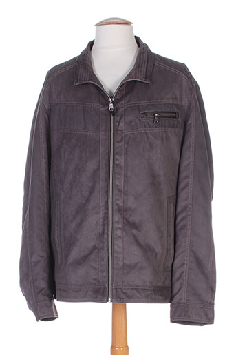 peter cofox vestes homme de couleur gris