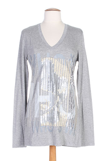 who's who t-shirts femme de couleur gris
