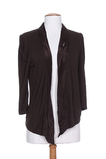 ddp gilets femme de couleur marron