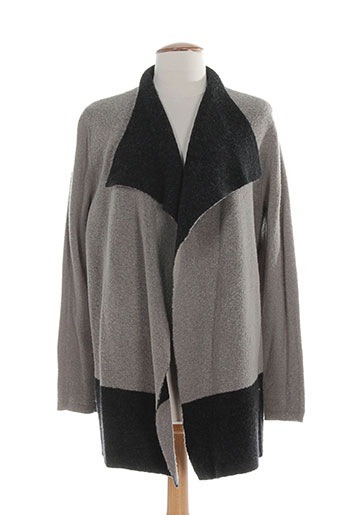 luisa cerano gilets femme de couleur beige