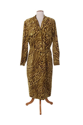 jean biolay robes femme de couleur jaune