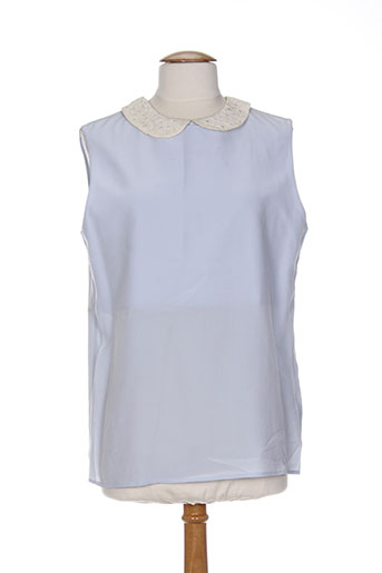 gant chemises femme de couleur bleu