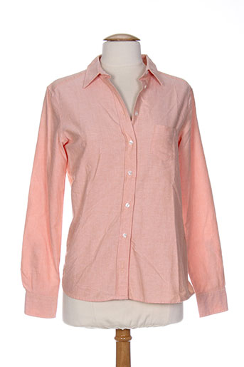gant chemises femme de couleur orange
