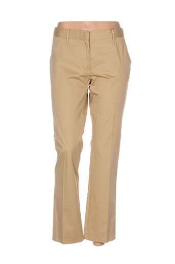 gant pantalons femme de couleur marron