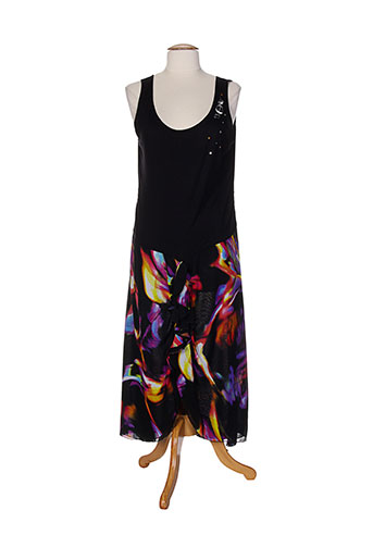bleu d'azur robes femme de couleur noir