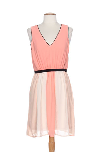 vila robes femme de couleur orange