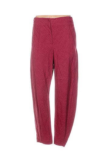 lilith pantalons femme de couleur rouge