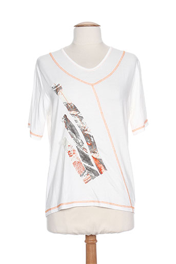 jean delfin t-shirts femme de couleur blanc