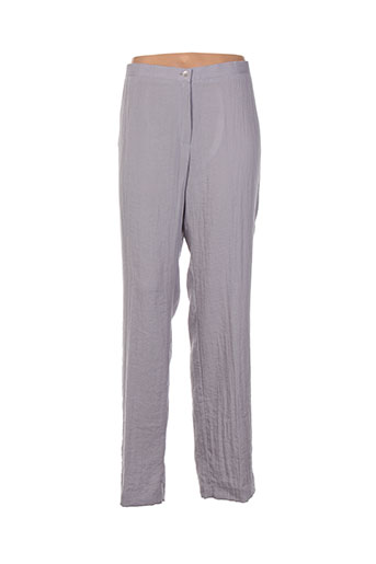 jean gabriel pantalons femme de couleur gris