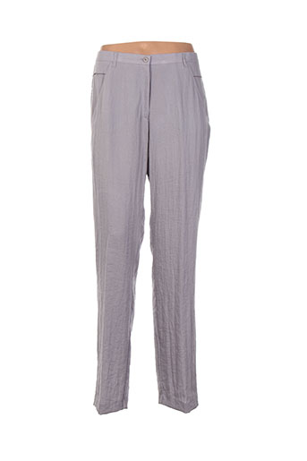 jean gabriel pantalons femme de couleur gris