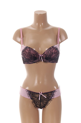 marylin lingerie lingerie femme de couleur rose