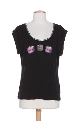 olivier philips t-shirts femme de couleur noir