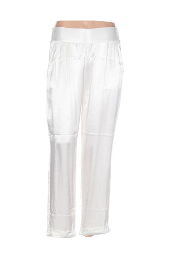 nana nucci pantalons femme de couleur beige
