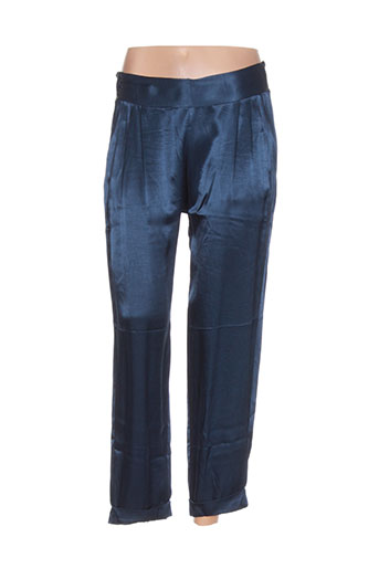 nana nucci pantalons femme de couleur bleu