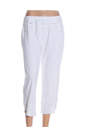 pause cafe pantacourts femme de couleur blanc