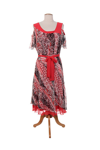 jean delfin robes femme de couleur rouge