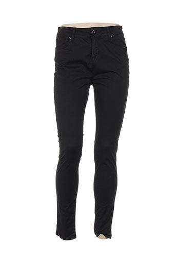 fracomina pantalons femme de couleur noir