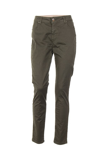 fracomina pantalons femme de couleur vert