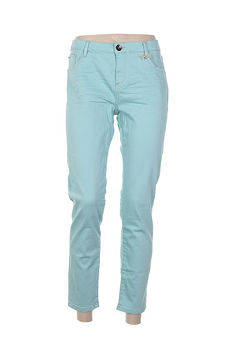 r95th jeans femme de couleur bleu