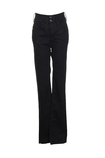 salsa pantalons femme de couleur noir
