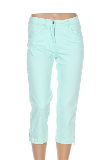 brandtex pantacourts femme de couleur vert