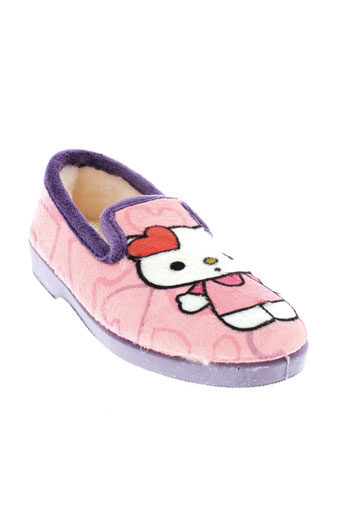 la maison de l'espadrille chaussures fille de couleur rose