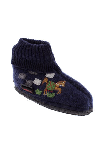 giesswein chaussures garçon de couleur bleu
