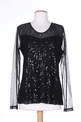 les fees du vent t-shirts / tops femme de couleur noir