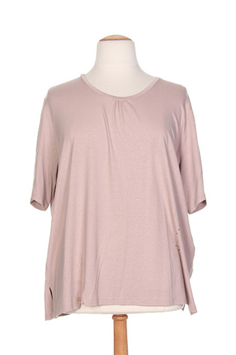 jean gabriel t-shirts femme de couleur rose