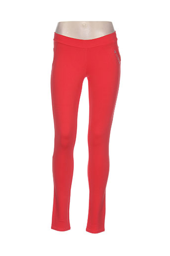 guess pantalons fille de couleur orange