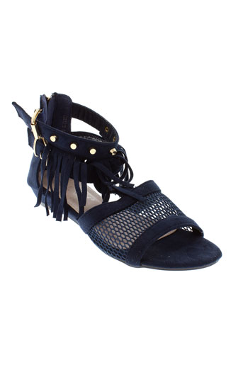 la bottine souriante chaussures femme de couleur bleu