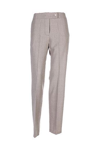 tricot chic pantalons femme de couleur beige