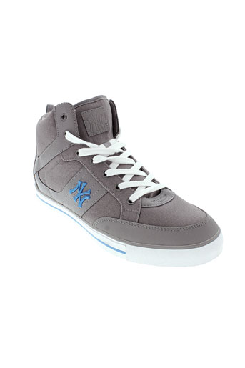 new york yankees chaussures homme de couleur gris