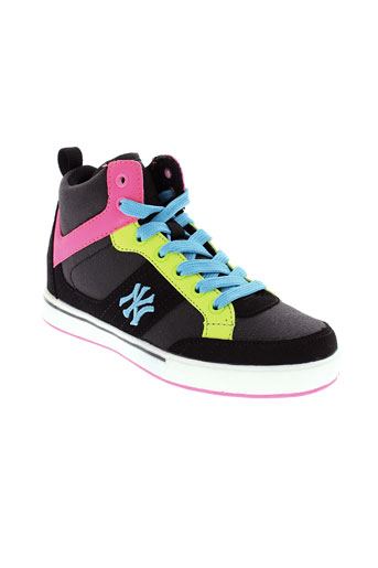 new york yankees chaussures garçon de couleur noir