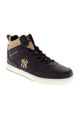 new york yankees chaussures garçon de couleur noir