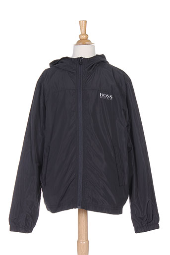 hugo boss manteaux garçon de couleur gris
