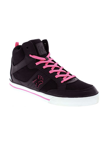 new york yankees chaussures femme de couleur noir