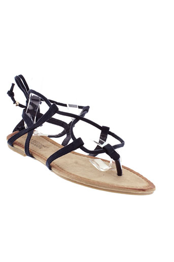 la bottine souriante chaussures femme de couleur bleu