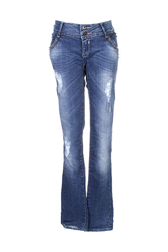 simply chic jeans femme de couleur bleu